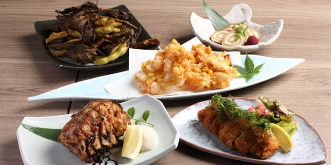 【本店自豪的推薦套餐「紫陽花」】加1,700日元可附2小時暢飲