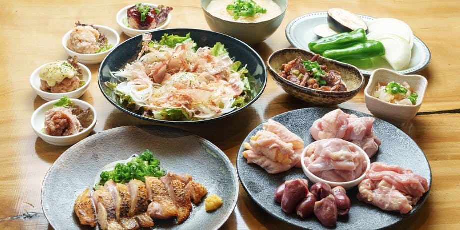 A luxurious course where you can enjoy our proudly served meat platter, signature deep-fried chicken wings, and finish with porridge.