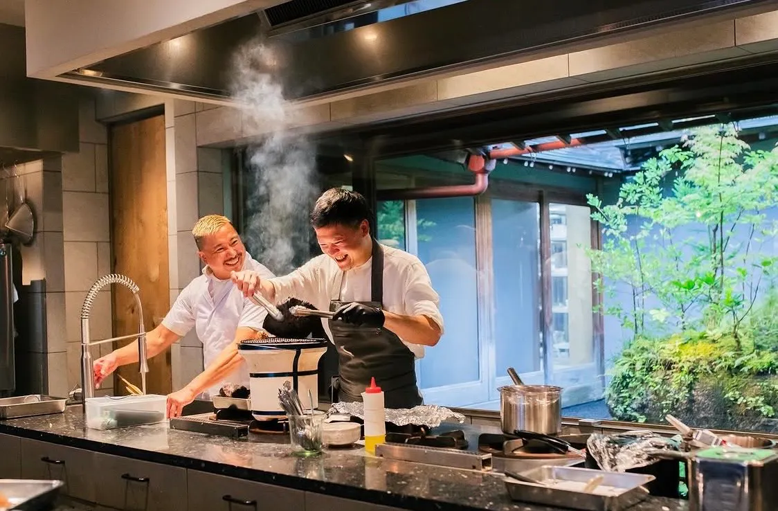 【まめたんコラボ】일식과 프렌치 디너 코스(8월 28일, 29일 한정)
