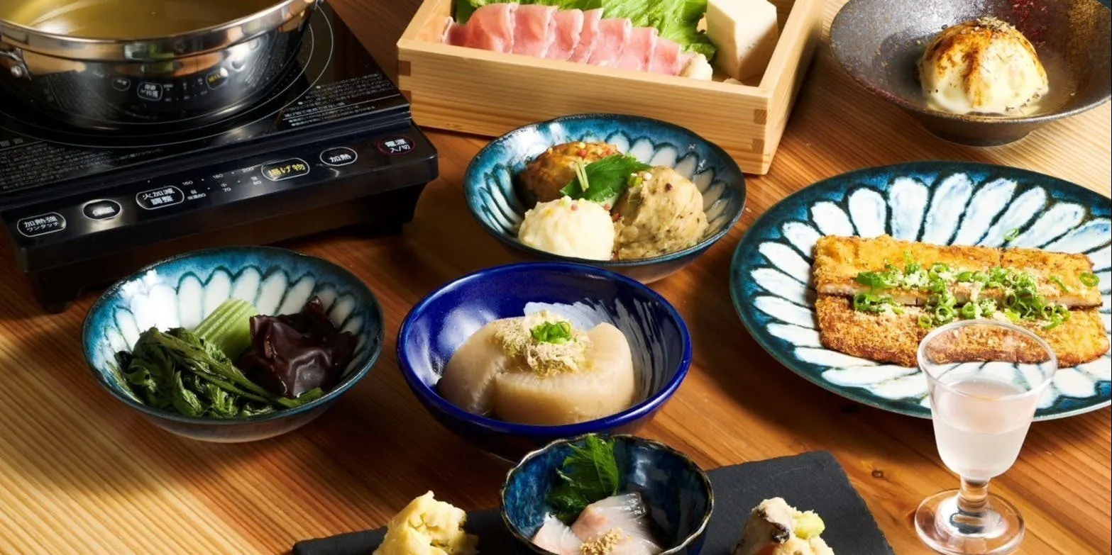 【松套餐】四款關東煮和燒烤、涮涮鍋、最後的收尾粗麵