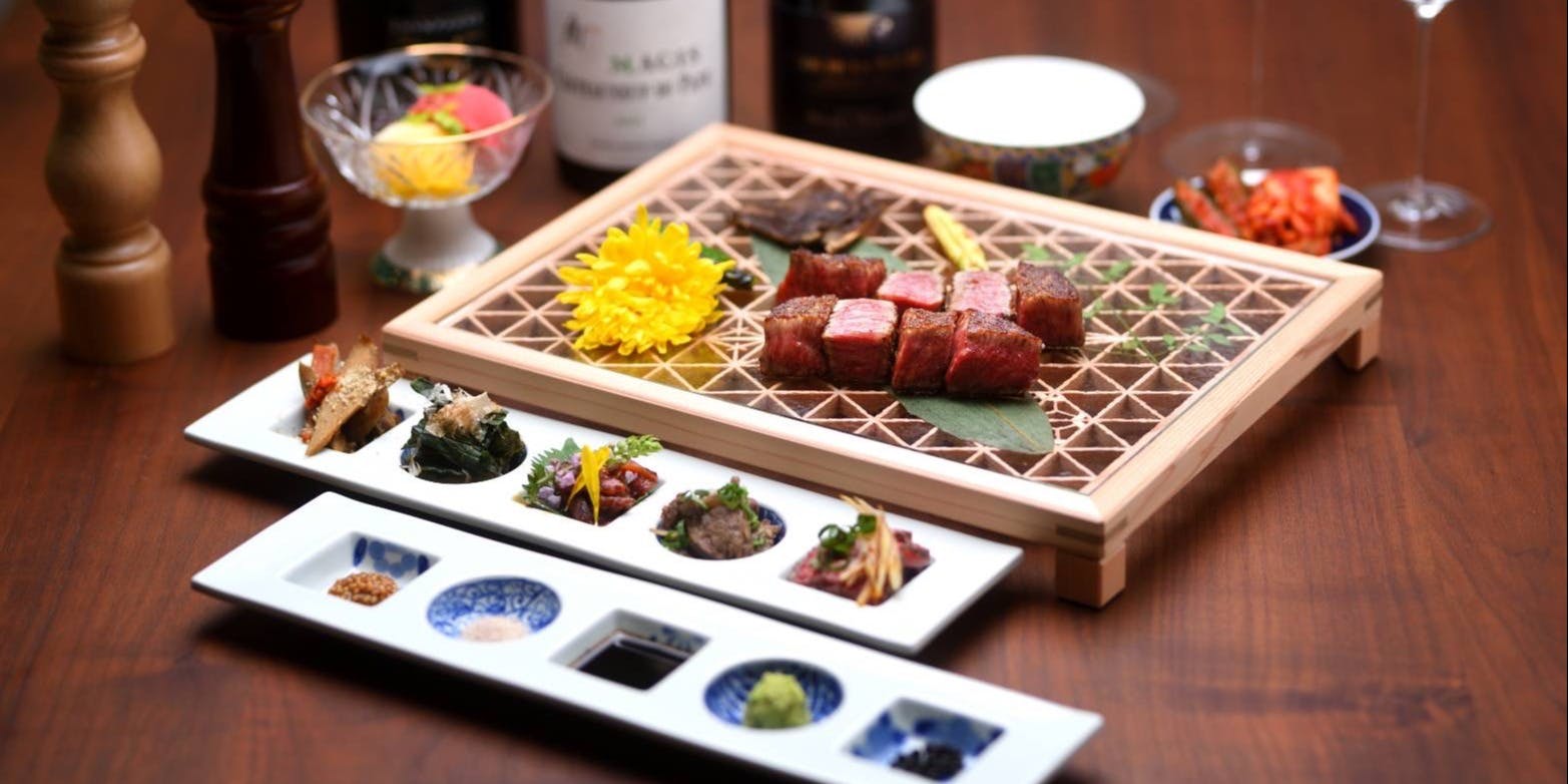 [Kuma Course] Approximately 10 dishes including appetizers, tongue, Chateaubriand, fillet, and more.