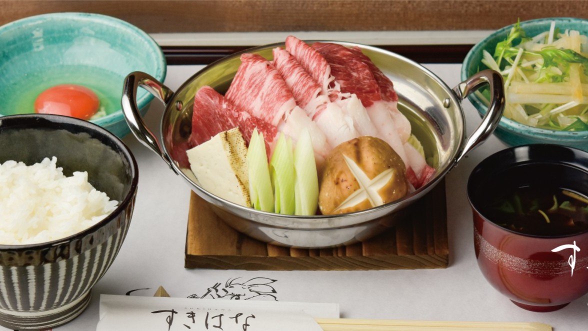 [WEB Exclusive] Japanese Black Wagyu Ribeye Sukiyaki Set Meal