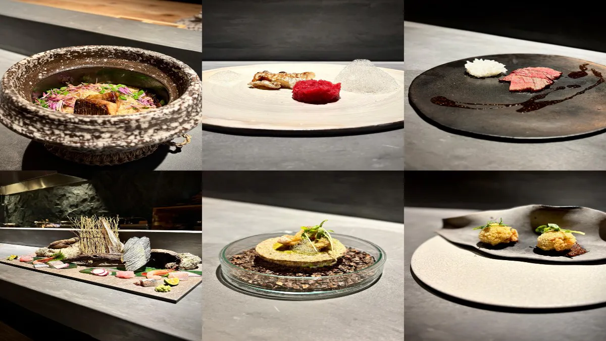 For parties of 4 or more: private counter reservation plan, including 1 bottle of your choice of sparkling wine, white wine, red wine, or sake