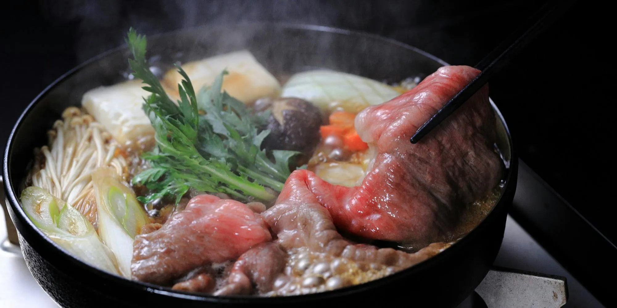 Sendai Beef Sukiyaki 150g and Three Seasonal Side Dishes