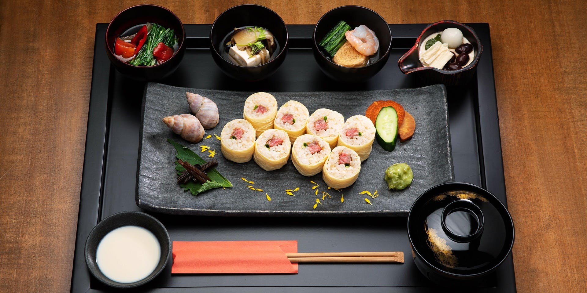 Savor Nikko Yuba Rolls and Creative Cuisine - 9-Course Seasonal Kaiseki Course "Tsumugi"