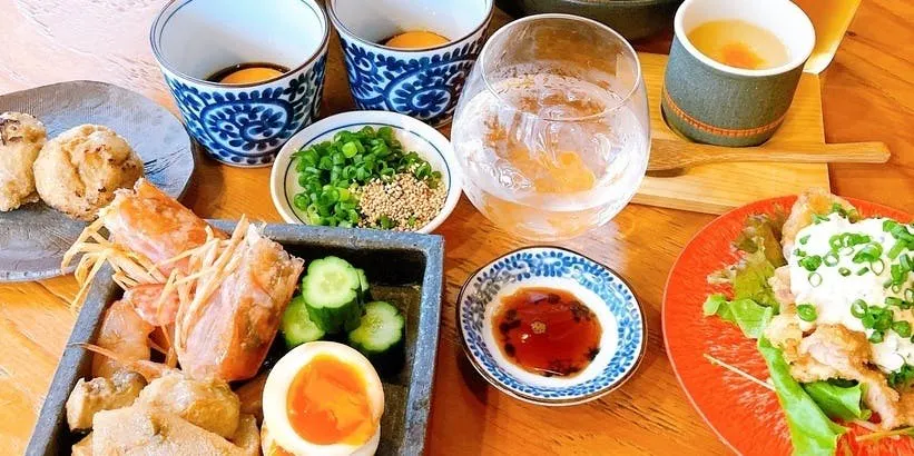[1.5-hour All-You-Can-Drink] Kyushu Full Enjoyment Course focusing on seasonal ingredients and fresh local produce <Includes All-Brand Shochu All-You-Can-Drink>