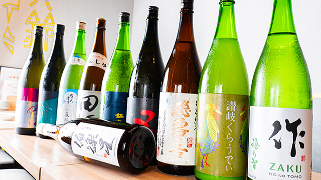【P일본술 무제한 코스】20종 이상의 日本酒를 즐길 수 있는 2.5시간 코스
