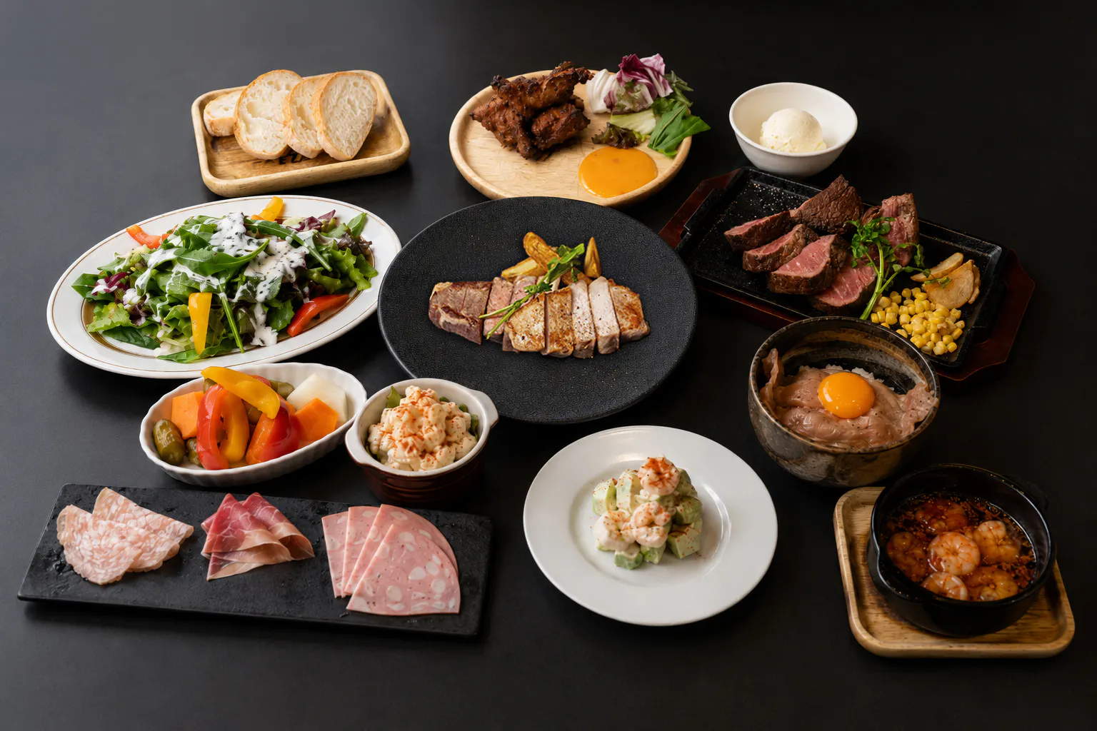 【飲み放題付宴会、懇親会プラン】Meat Wineryコース