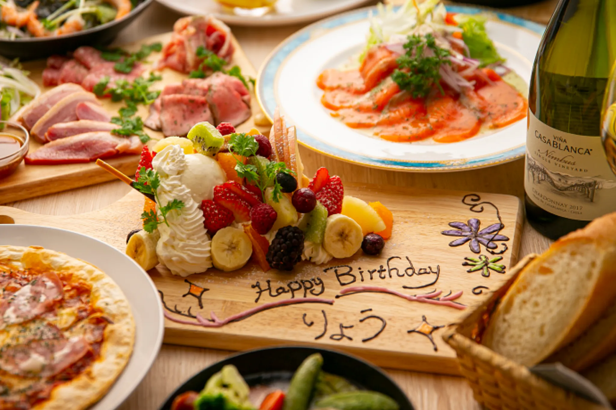 (僅限料理)紀念日/生日特別套餐・8道菜