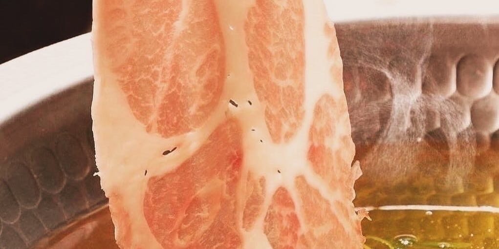 "Inunaki Pork Shabu-shabu Hot Pot Course" - 5 dishes