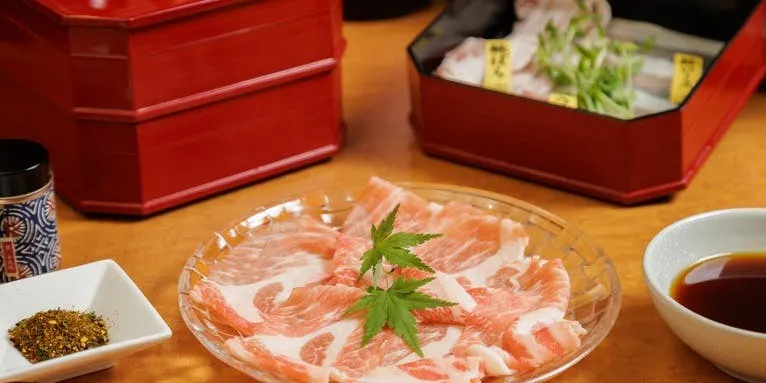 Limited Time Only for Summer!! "Inunaki Pork Grilled Shabu Course" - 5 Dishes in Total