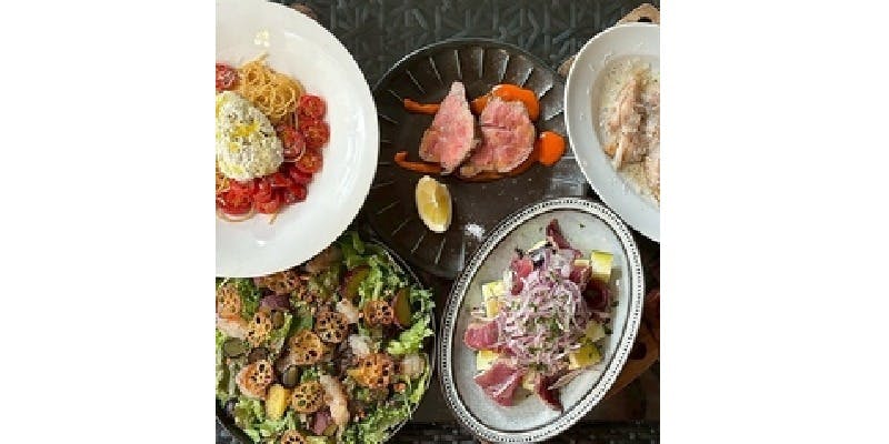 [Most Popular!] 8-Course Menu with 2-Hour All-You-Can-Drink, Featuring Spanish Iberico Pork and Dolce