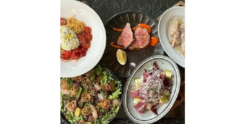 [Most Popular!] 8-Course Menu with 2-Hour All-You-Can-Drink, Featuring Spanish Iberico Pork and Dolce