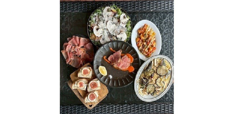 6-course meal with a 2-hour all-you-can-drink plan! Grilled Iberian Pork Course
