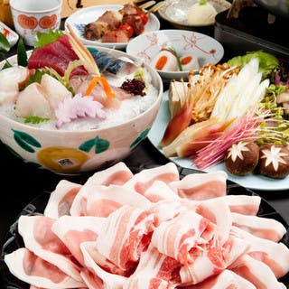 사쓰마 흑돼지 샤부 코스