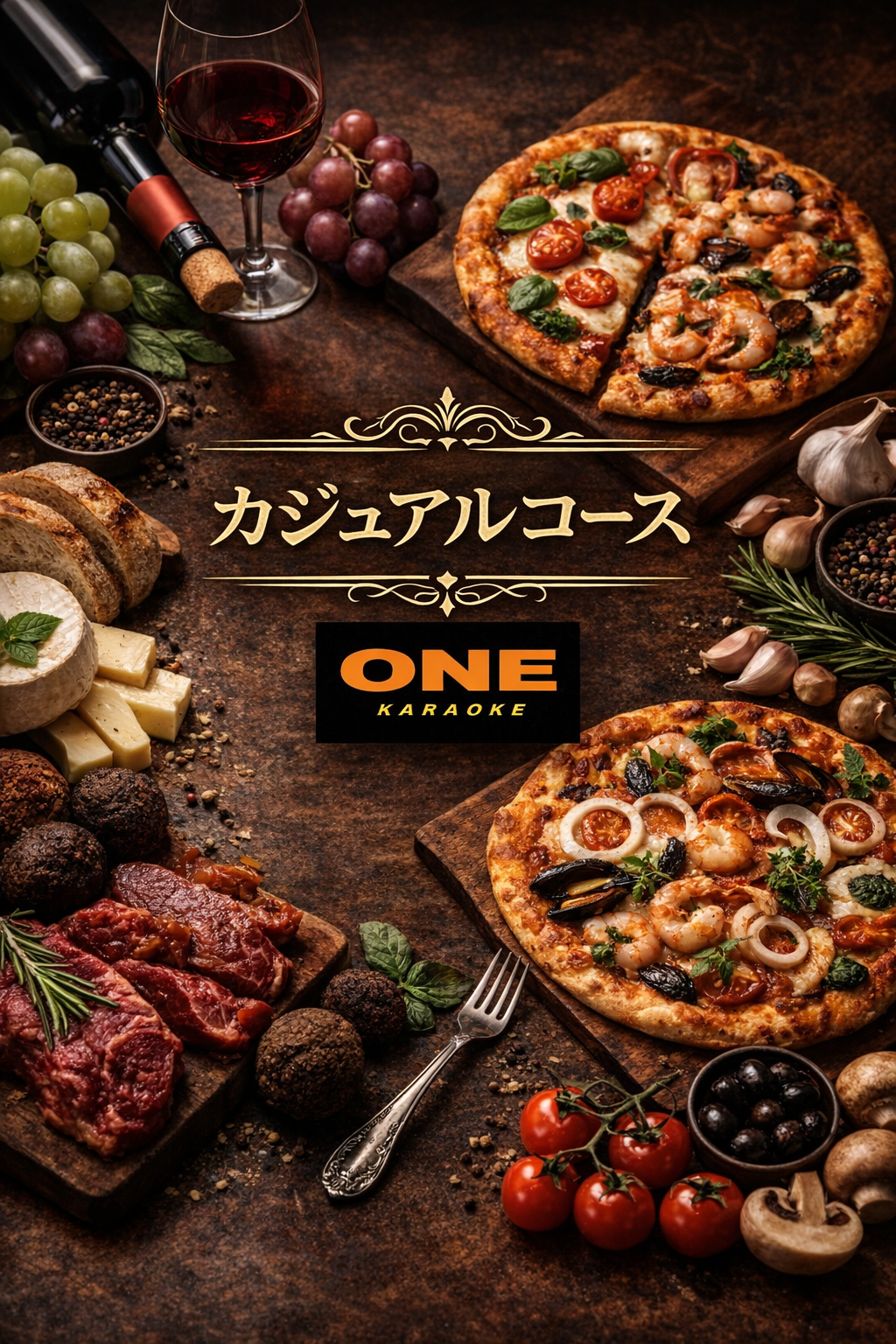 【3-Hour Course】Includes Meal! ONE Casual Course