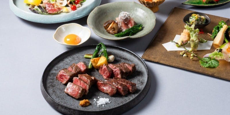 「肉享盛宴套餐」比较品尝花乃牛的4个部位！从稀少部位到寿喜烧。