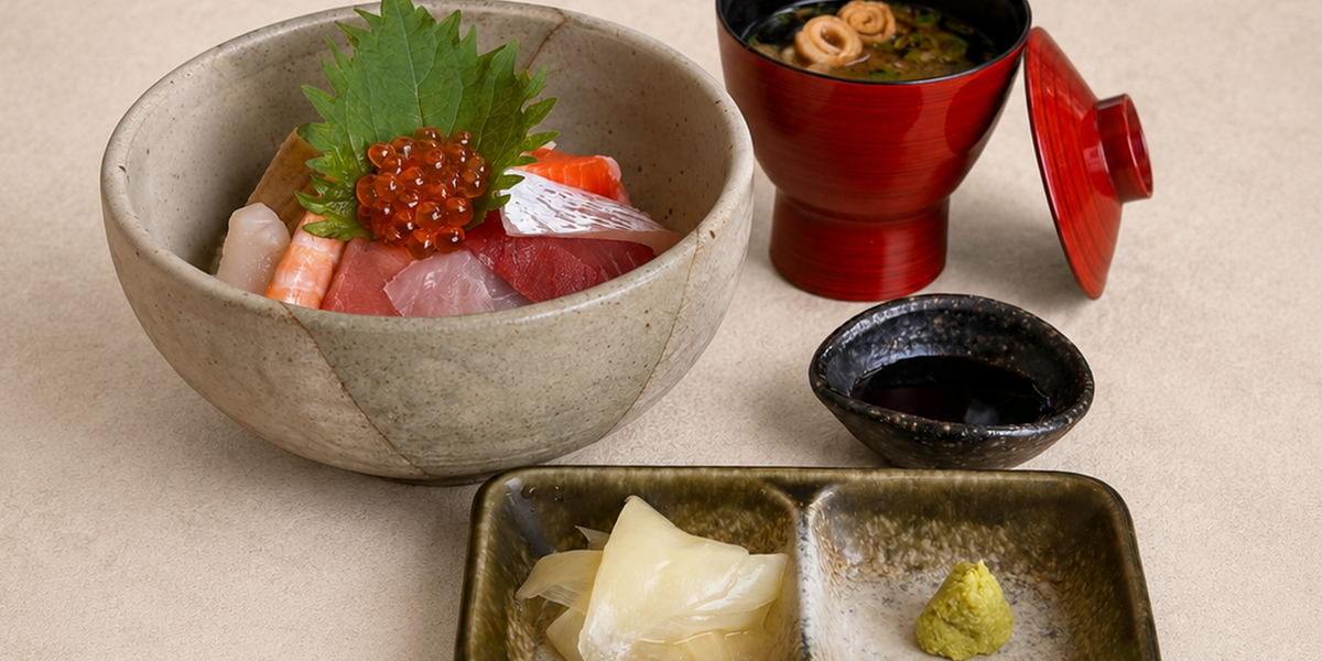 海鮮丼（附赤味噌湯）