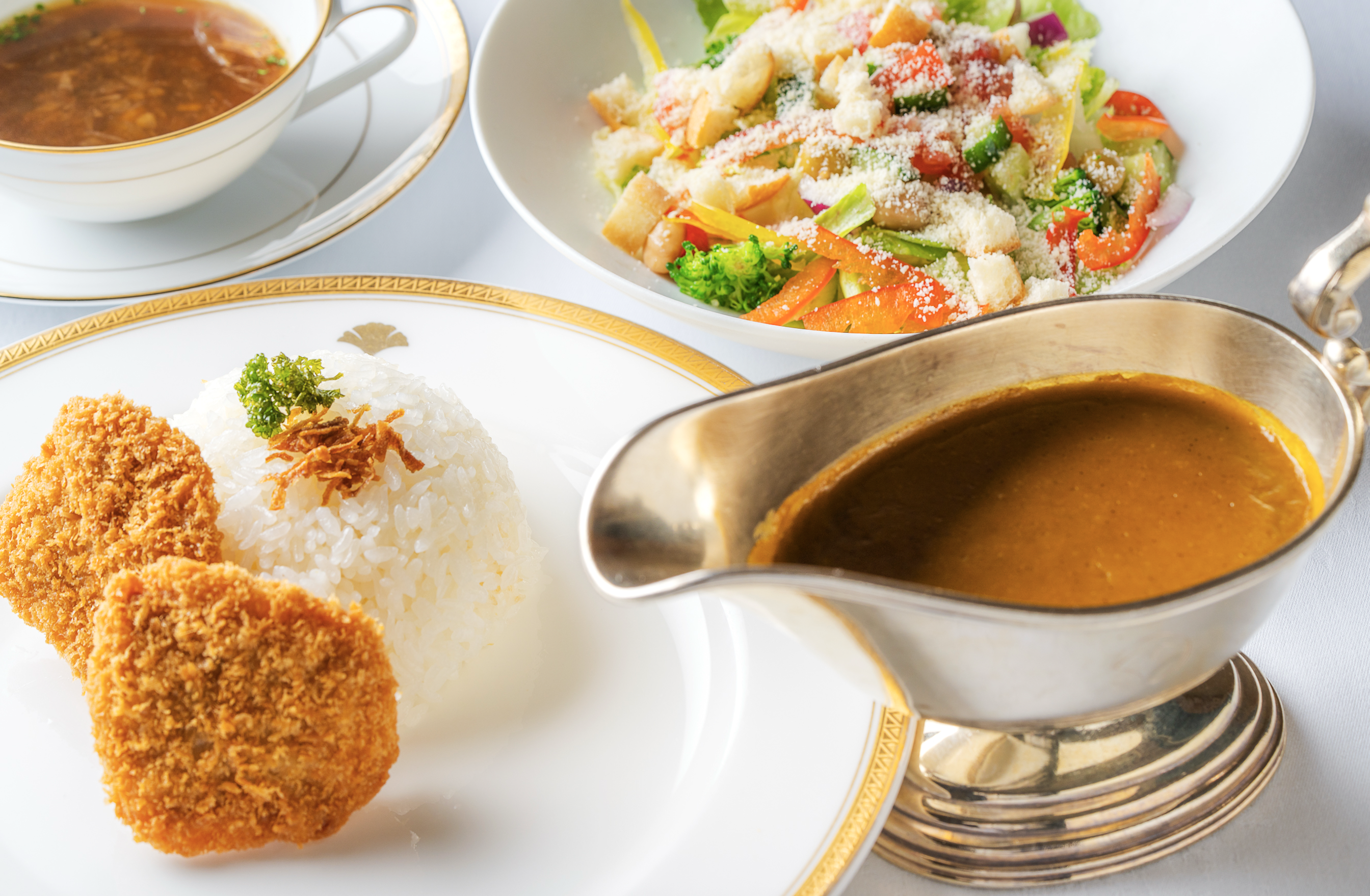 【午餐】 ◇飯店特製咖哩套餐◇ 附沙拉及咖啡