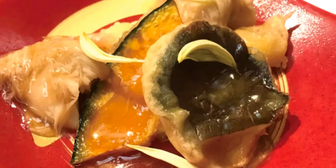 【まんさいステーキコース】ポルチーニたっぷりソースのステーキや天ぷら、舞茸ご飯など（公式店舗ページからの予約は正規料金から10％OFF!）