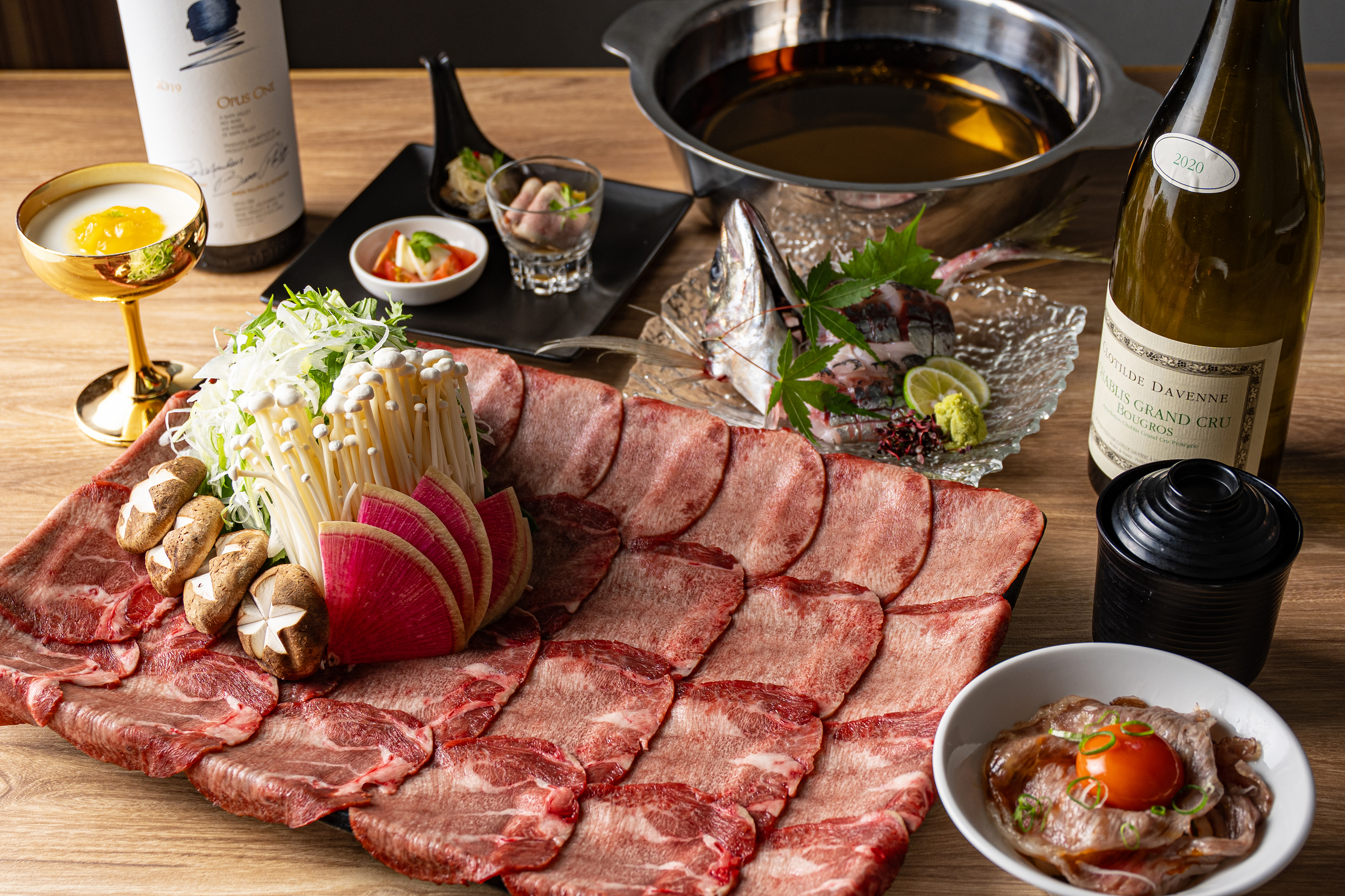 【11–12月】Limited-Time Tongue Shabu-Shabu Course “YUI”