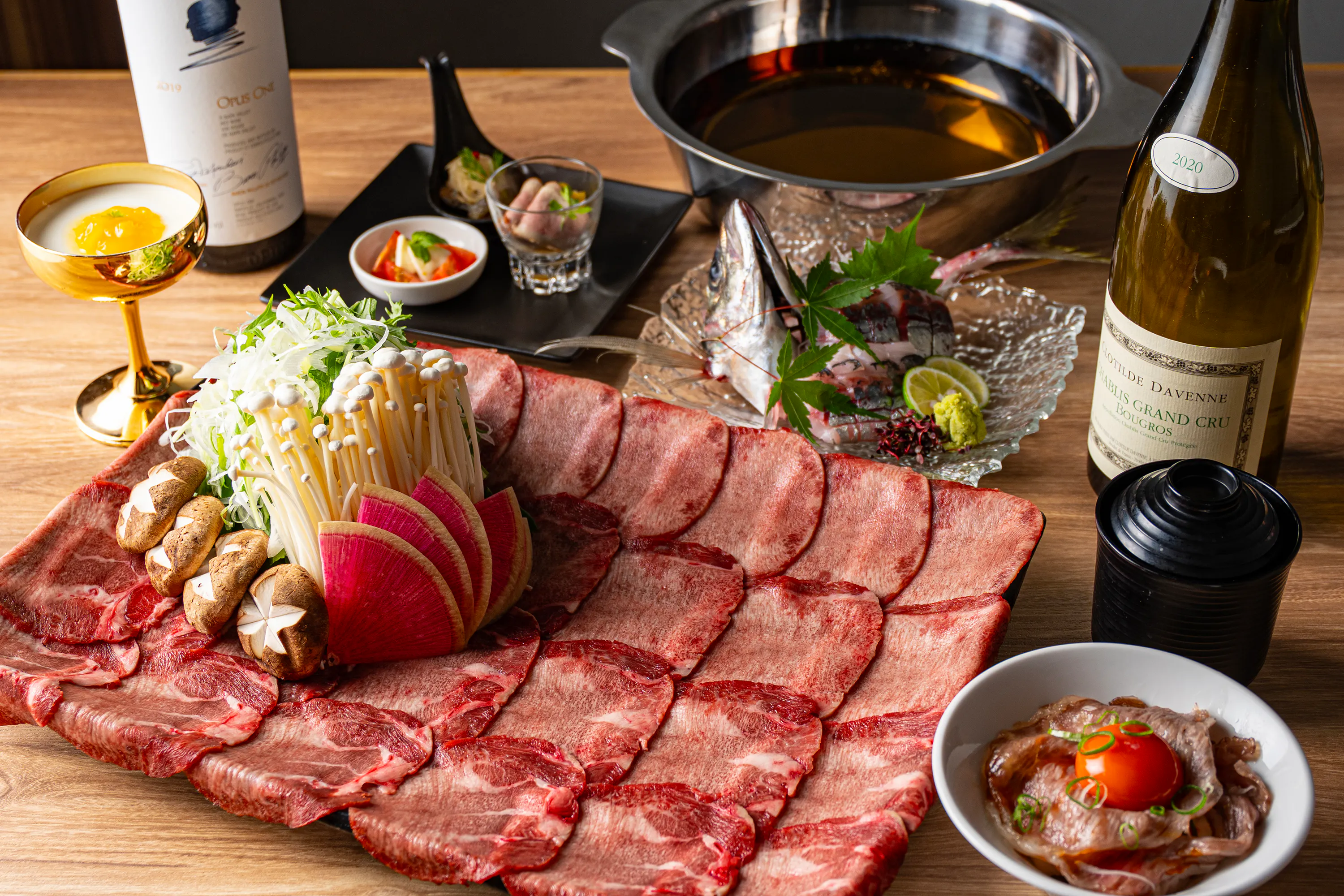 【11–12月】Limited-Time Tongue Shabu-Shabu Course “YUI”