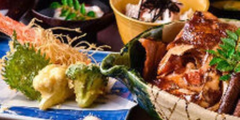 鯛と海老のお祝いコース