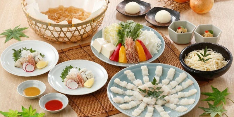 【夏季限定】＜夏季是海鳗（鱧）＞　海鳗全套【梅】套餐 　全5道菜　※需提前2天预约