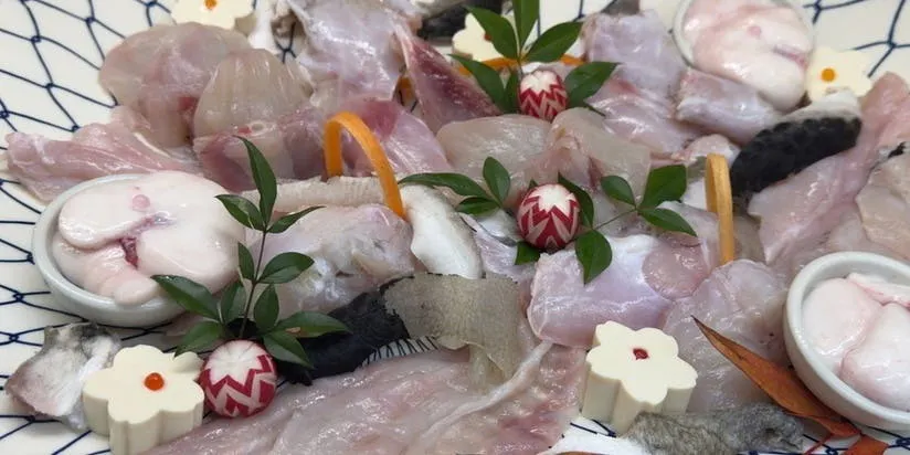 【冬季家庭聚餐】盡享淡路島3年虎河豚,從河豚生魚片到河豚鍋的全7道菜