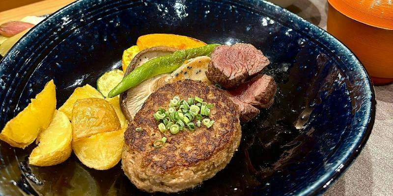 【1日10食限定】ハンバーグ＆ステーキランチ