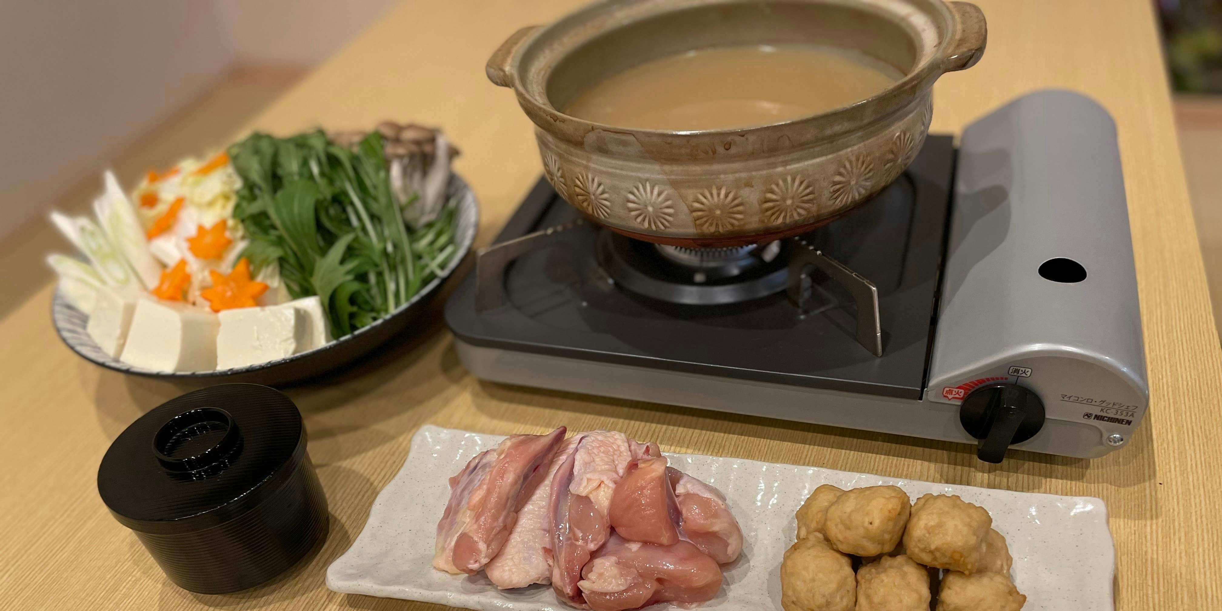 【水鄉赤雞的水炊鍋套餐】