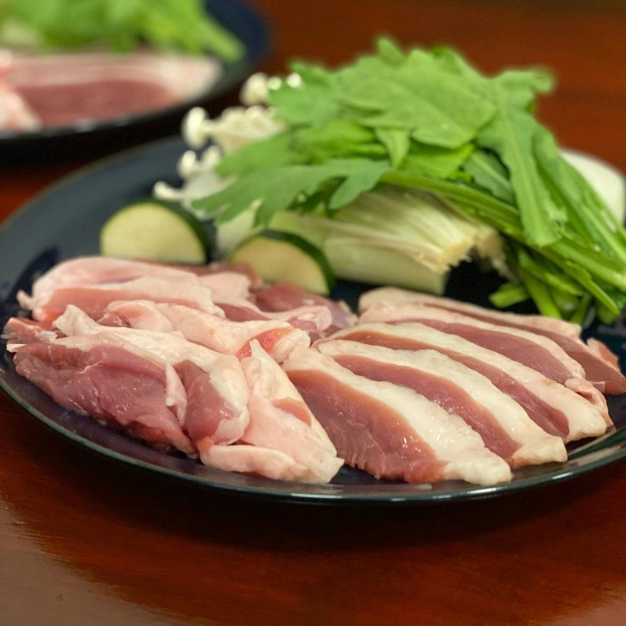 국산 오리 오리 구이 스키야키 코스