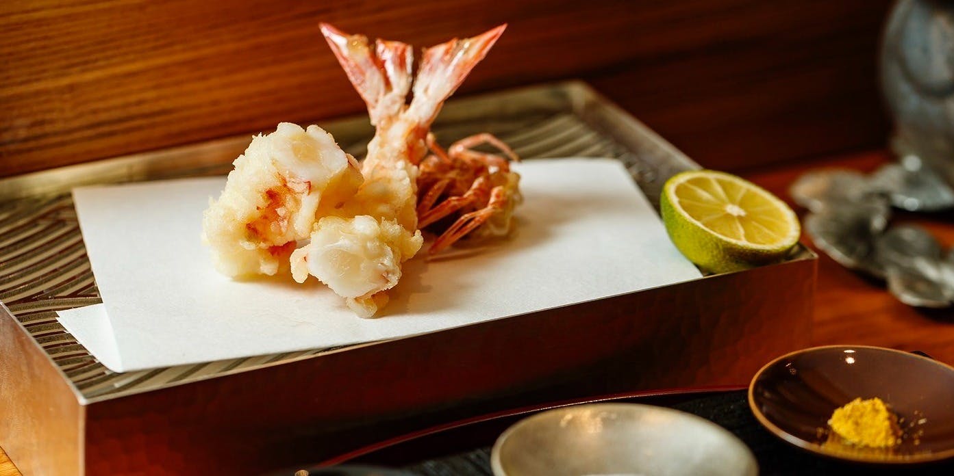 [Tempura Moe] Tempura Course Featuring Seasonal Vegetables and Seafood, Approximately 12 Dishes
