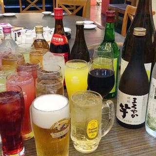 【기간 한정】단품 무제한 음료 제공! 생맥주도 마실 수 있습니다!