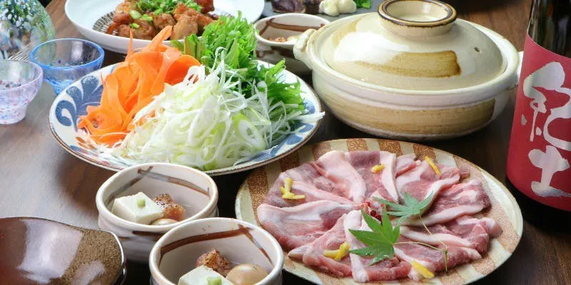 【鴨鍋コース】国産鴨鍋とカツオ藁焼きなど全8品