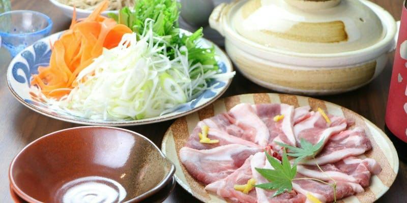 [Duck Hot Pot Course] 8 Dishes Including Domestic Duck Hot Pot and Straw-Seared Bonito