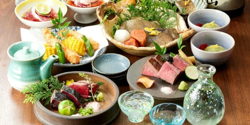 【和歌山城コース】和倉極致料理 個人份盛裝/全10道菜
