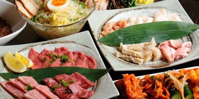 【和牛フルコース 8000円】最上質な和牛焼肉を堪能｜接待・会食・デートに最適＋生ビール含む2h飲み放題