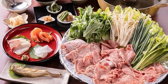 A5级飞驒牛火锅套餐