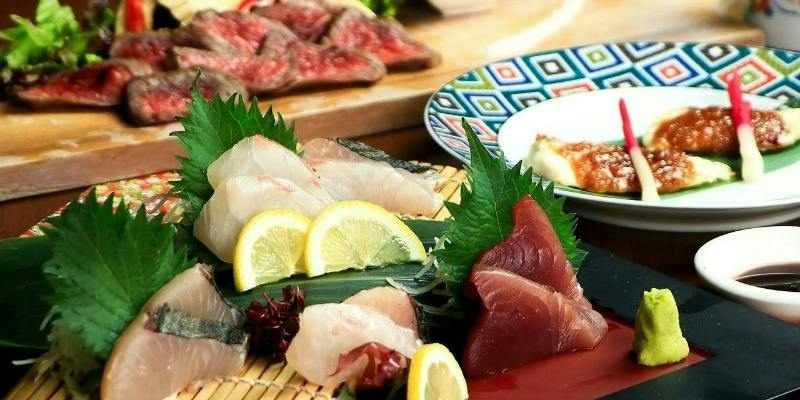 【熟れ】熟成和牛赤身×熟成魚3種×カレイ唐揚げ 全9品
