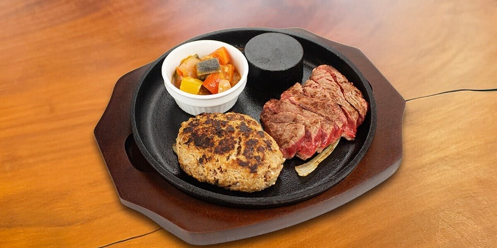 【套餐】GYUYA漢堡排＆冰見牛腿肉牛排