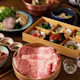 【名物堪能 黒毛和牛しゃぶしゃぶコース】黒毛和牛二種と名物ひつまぶし茶漬け付