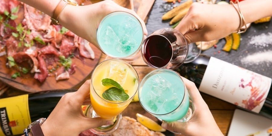 【Cコース】3時間飲み放題で、ゆったり過ごせる（全9品）