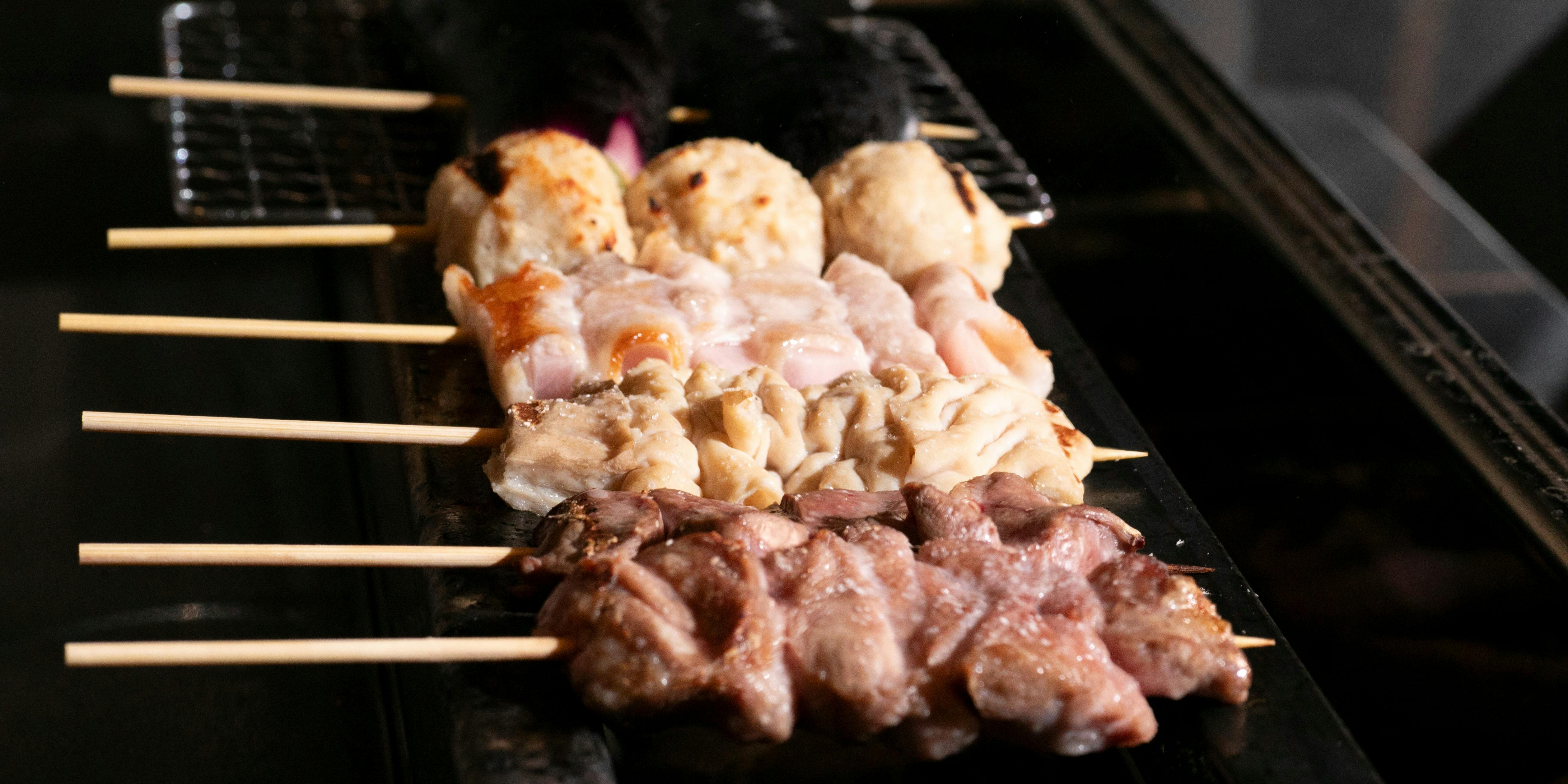 【Mimasaka Special Selection】Assorted Skewer Course