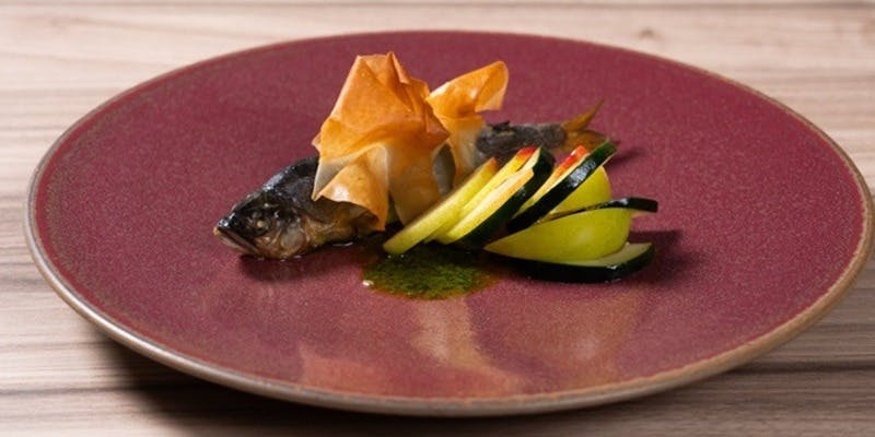 Menu B: Full course with both fish and meat