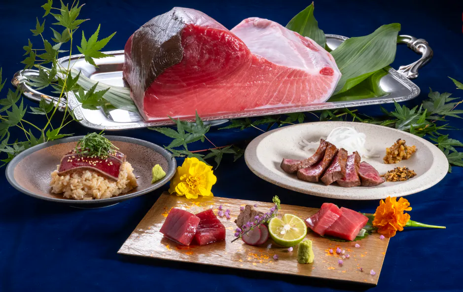 【鉄板焼き/11・12月限定※12/18~12/27除く】伊萬里と大間のマグロのコース