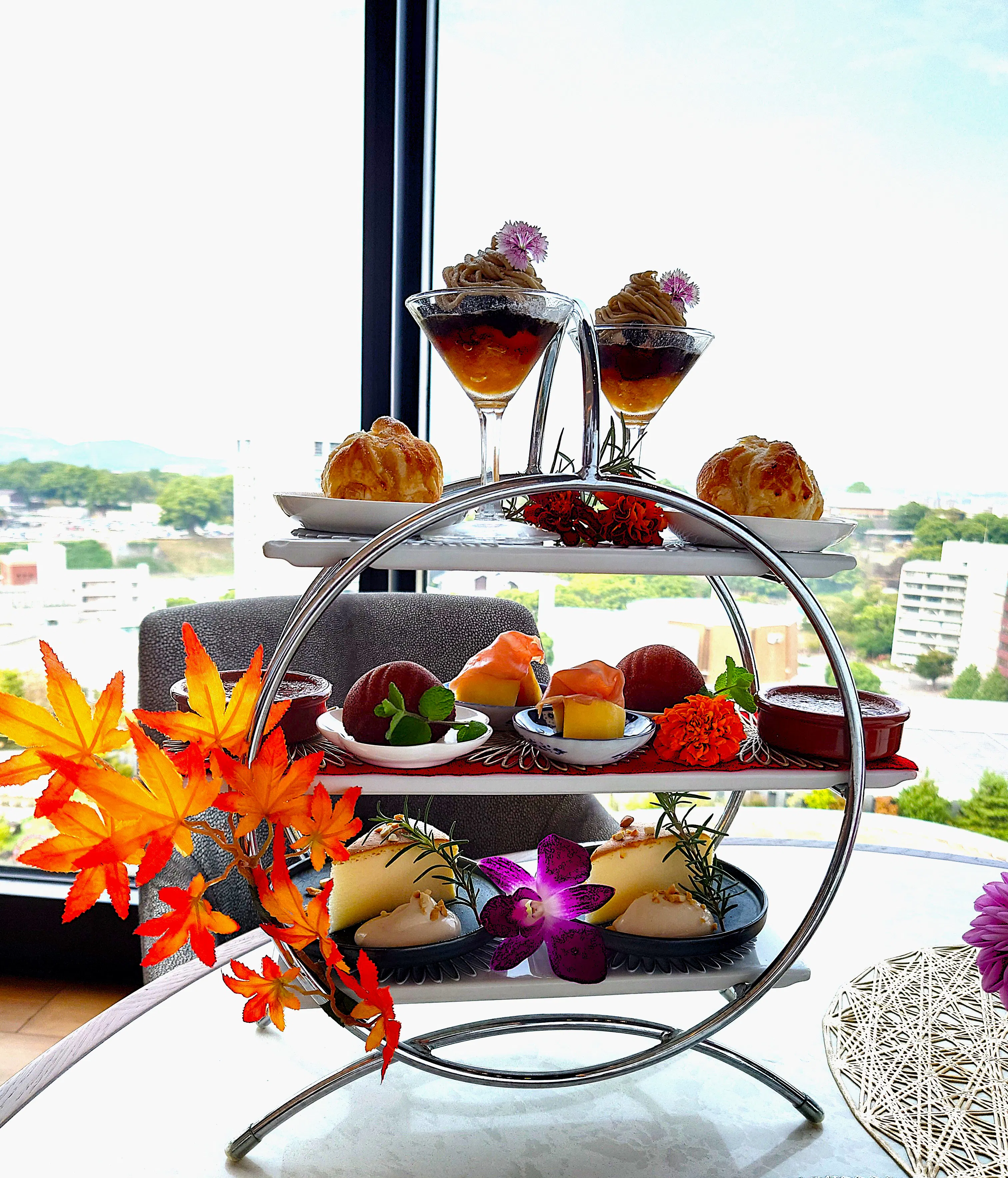 【11月限定】栗と秋の味覚のアフタヌーンティランチ（11/1～11/30）