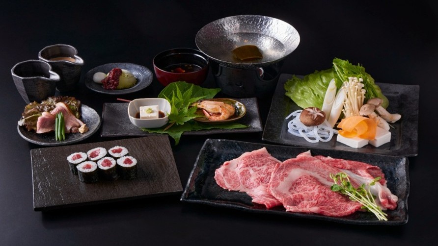 Dinner [Choose Sukiyaki or Shabu-Shabu] Standard Course: Miyabi