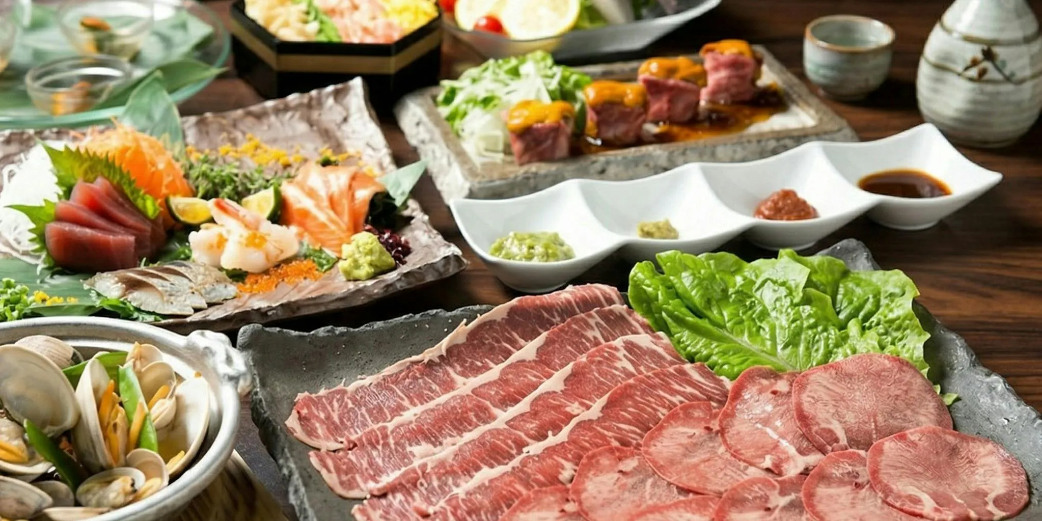 Imperial Course: 8 Dishes Including Sea Urchin-Wrapped Beef, Seared Beef Loin & Tongue Shabu-Shabu, and More