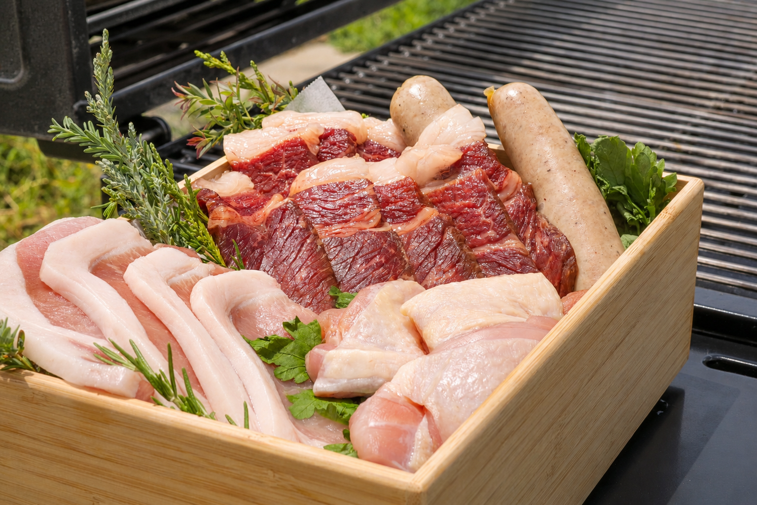 轻松享受的BBQ晚餐